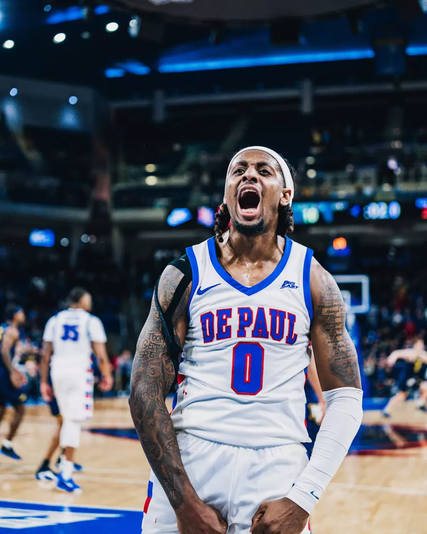 Brandon Maclin celebrating.