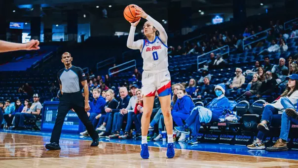 Guard Gina Davorija attempts a long range ball.