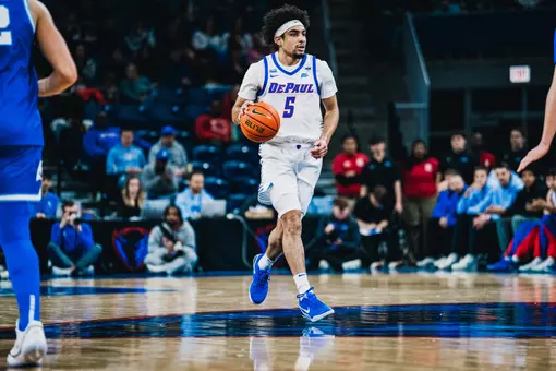 Guard RJ Smith facilitates the offense in the half court.