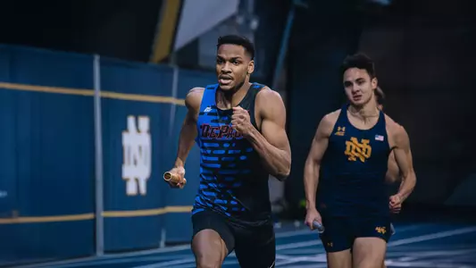 Tyce Smith running a relay