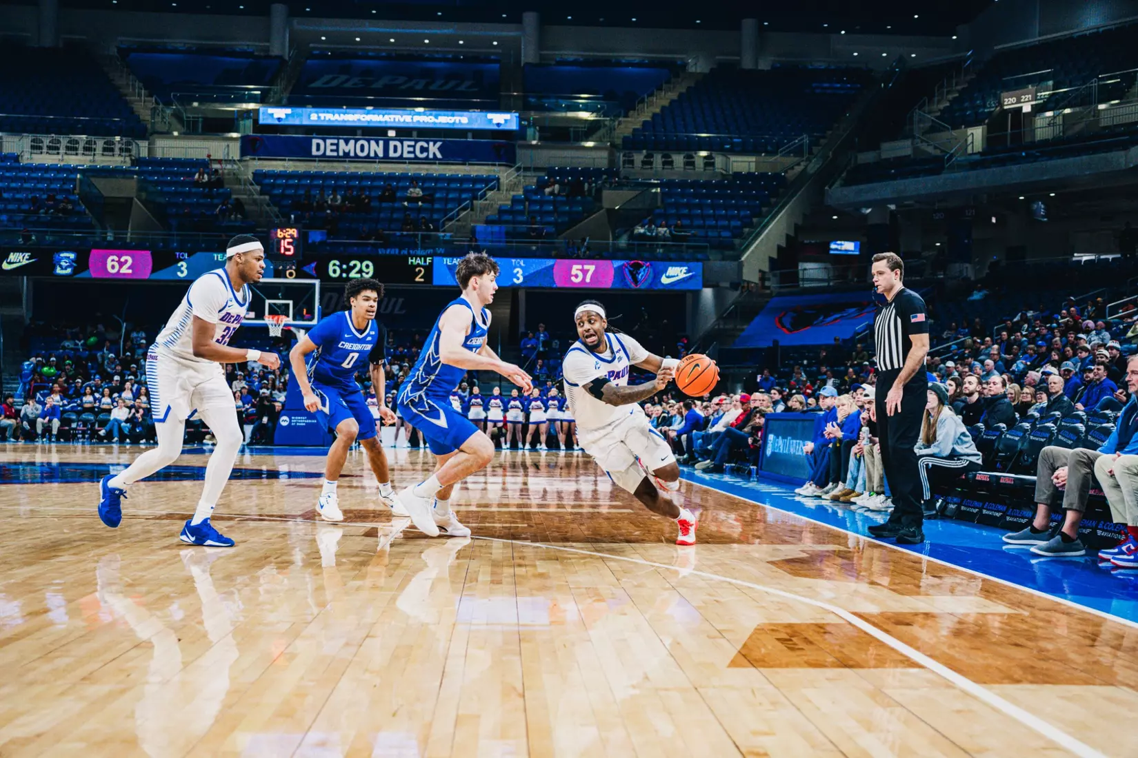 Senior Brandon Maclin finds an angle towards the bucket.
