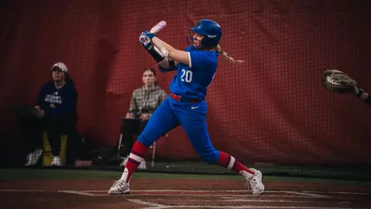 Chelsea Parker swings the bat