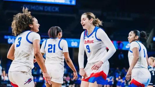 Meg Newman and Alayna West are celebrating a great offensive effort