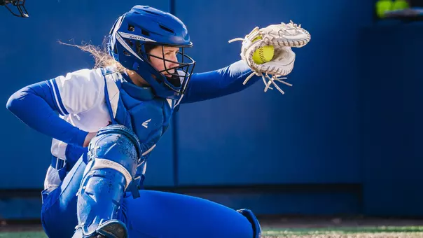 Zoe Levine catches ball