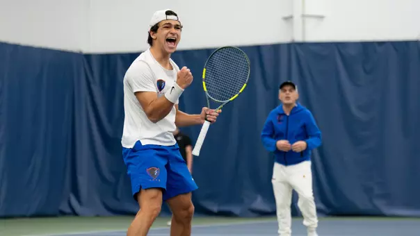 Sebastian Medica celebrates