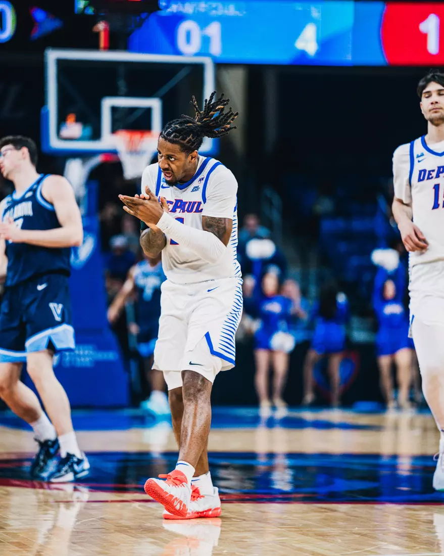 Brandon Maclin claps.