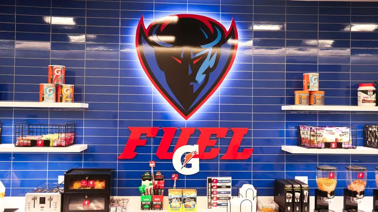 The fuel bar at the Sullivan Athletics Center