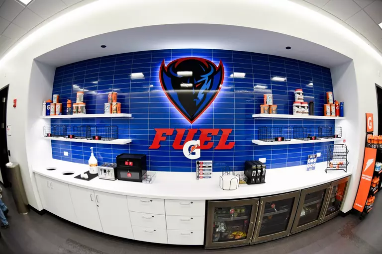 Fuel bar snacks and drinks at the Sullivan Athletics Center