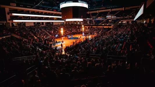 Wintrust Arena Introductions, pyro