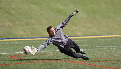 Robertson Stops 10 In Goal, But Dragons Fall at Towson, 2-0 Image