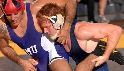 Mytych and Kozar Earn Three Victories at Wolfpack Duals as Dragons Win Two of Three Matches Image