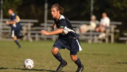 Ruff's Header Gives Dragons 2-1 Win at James Madison Image