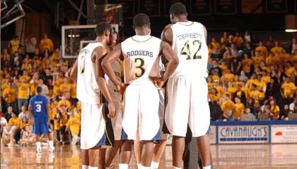 Men's Basketball Ends Season with a Loss to Delaware in CAA Tournament Image