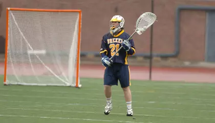 Garling Nets Three as Men's Lacrosse Defeats Binghamton, 4-2 Image