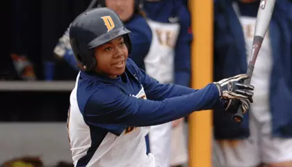 Softball Slugs To Soggy Split at La Salle Image