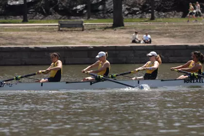 Drexel Women Win Varsity Four at the Bergen Cup Regatta Image