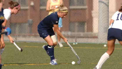 Field Hockey Nails Down Third Place in the CAA with a 4-1 Toppling of Delaware Image