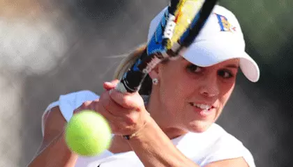 Women's Tennis Remains Perfect With Shutout of St. Peter's Image