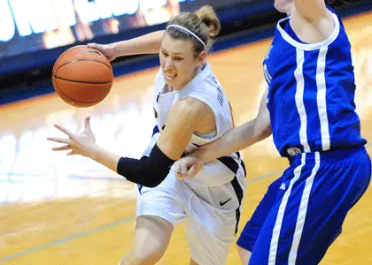 Marginean's Double-Double Leads Drexel Past Northeastern, 61-51 Image