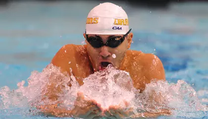 Men's Swimming & Diving Drops 166-134 Decision to Binghamton Image