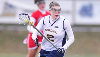 Lawson's Four Goals Not Enough in 17-12 Loss at Towson Image