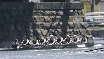Novice Eight, Men's Pair Claim Victories at Bergen Cup Regatta Image