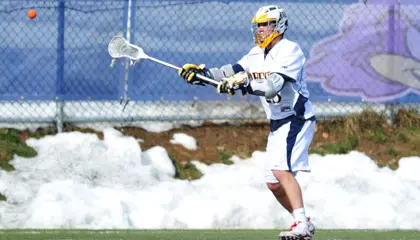 Stockel Scores Four as Men's Lacrosse Downs Binghamton, 12-7 Image