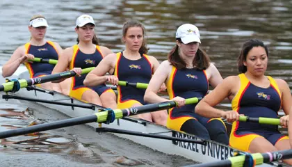 Drexel Crew Sweeps Eights in Dual with Lehigh and Villanova Image
