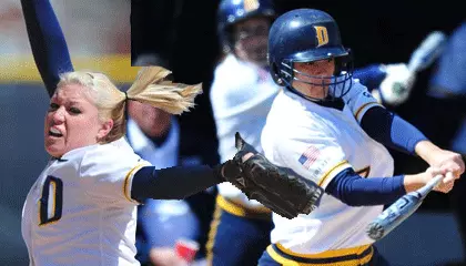 Hillary Allen (left) and Ashley Botelho (right) were named to ESPN The Magazine Academic All-District teams