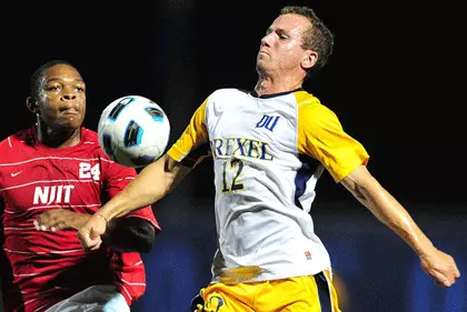 Men's Soccer Falters in 2-1 Loss at Delaware Image