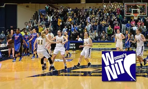 WNIT Semifinal celebration