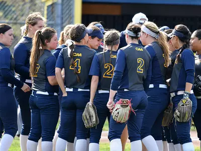 softball huddle