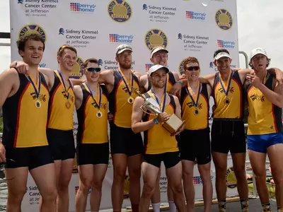 Men's Second Varsity 8 Dad Vail Gold