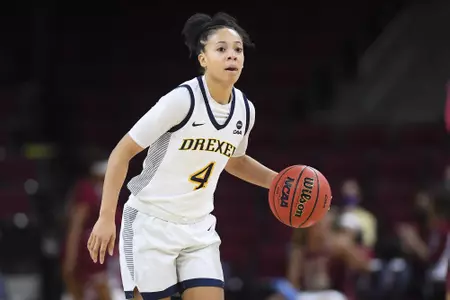 Drexel takes on Elon on day two of the 2021 CAA WomenÕs Basketball Championship at the Schar Center on Thursday, March 11, 2021 in Elon, North Carolina.