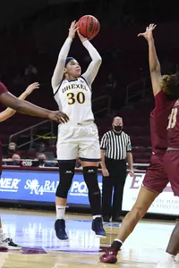 Drexel takes on Elon on day two of the 2021 CAA WomenÕs Basketball Championship at the Schar Center on Thursday, March 11, 2021 in Elon, North Carolina.