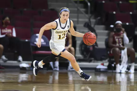 Drexel takes on Elon on day two of the 2021 CAA WomenÕs Basketball Championship at the Schar Center on Thursday, March 11, 2021 in Elon, North Carolina.