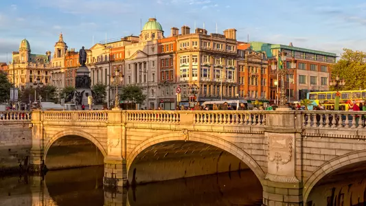 Sunset over Dublin - Republic of Ireland