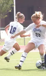 Meghan McCallion (28) and Allison Howell (12)