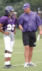 Pictured: Head Coach Skip Holtz