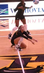 Senior Outside Hitter Katie Jannusch