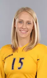 Freshman Melissa Zentner tallied 16 kills against Memphis
