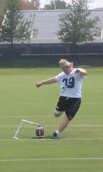 Senior PK Robert Lee and the Pirates opened preseason camp Friday