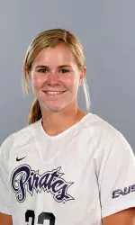 Alexis Foltz netted an early goal for the Pirates Sunday afternoon