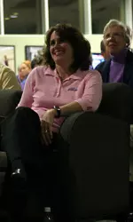 Head Coach Sharon Baldwin-Tener learns where the Lady Pirates will be dancin'