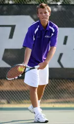 Freshman Jaroslav Horvath Wins His Singles and Doubles Matches Against The Panthers