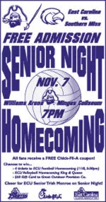 Volleyball Senior Night will be Friday, Nov. 7