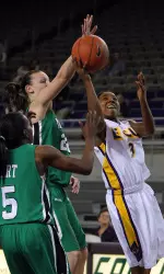 Jasmine Young and the Lady Pirates bounced back for the 78-69 win over UCF