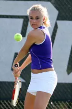 Mireia Gol posted both a singles and doubles win at UNCG Friday to help ECU to a 5-2 victory.