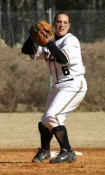 Senior Erin St. Ledger recorded a career-high five RBI, including a grand slam, on Sunday