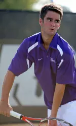 Matt Peeler tallied a pair of straight-set singles wins against UNCA and WSSU Wednesday.